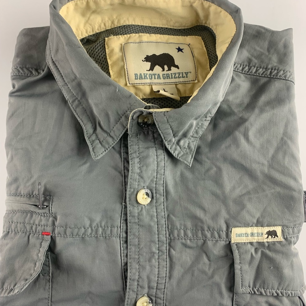 Dakota Grizzly Long Sleeve Vented Outdoor Button Up Shirt